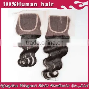 Elegant Hair Products 2015 Best Sellers Drop Shipping Suppliers Brazilian Body Wave Closure 6a thumbnail-4