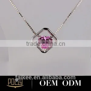 Pendant With Simple Design 14K White Gold Diamond Quantum Boxing Glove Pendant thumbnail-3