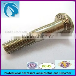 Partial Thread Nickel Coated Flat Head Machine Bolt thumbnail-1