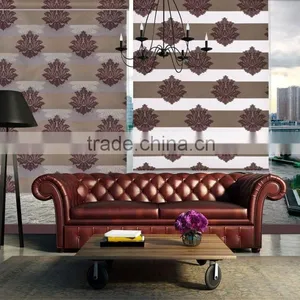 QINGMIAO Brand Polyester Material Jacquard Zebra Blinds Fabric thumbnail-1