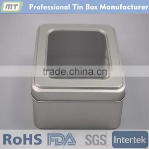 Square Metal Cosmetic Gift Set Packaging Box Wholesale thumbnail-1