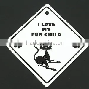 Car Window Tag With Suction Cup,baby on Board thumbnail-1