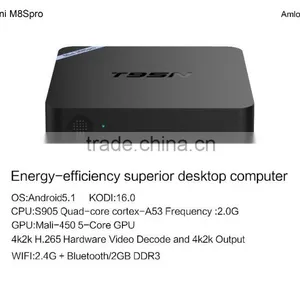 Vensmile T95N Mini M8Spro 2GB/8GB Amlogic S905 T95N Mini M8Spro Android 5.1 Smart tv Box Kodi 16.0 T95n tv Box thumbnail-6