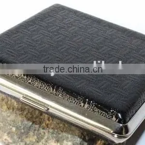 Ultrathin Leather Cigarette Cases Branded Cigar Boxes Wholesaler,High Quality Fashion Smoking Box,Travel Leather Cigar Case thumbnail-4