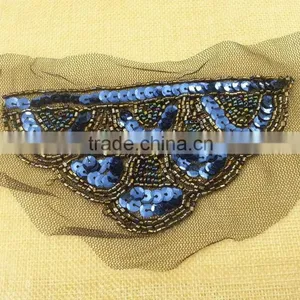 New Arrive Fancy Handmade Beaded Trimming For Shoulder -- M116 thumbnail-2
