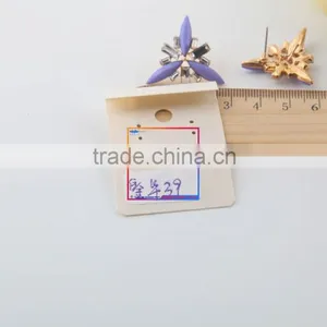 Fashion Light Purple Star Shaped Resin Stud Earrings for Women thumbnail-4