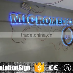 Large Illustrious Light up Backlit Letter Signage thumbnail-2