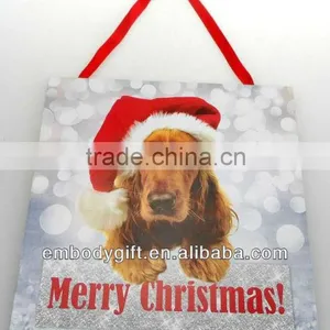 Christmas Ornament Woods Crafts Home Decor Wooden Wall Plaque Signs Wholesale thumbnail-1