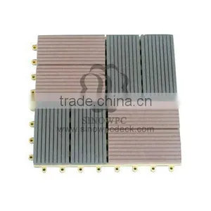 Waterproof Weather Resistant Eco-friendly Wood Plastic Composite Wpc Diy Decking thumbnail-1