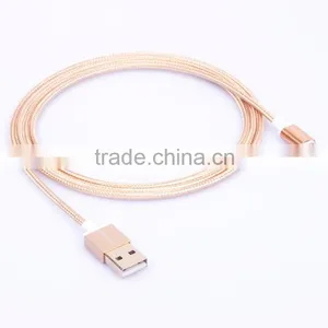 1M USB Fabric Braided Charger Cable Colorful USB Data Cable For Samsung Galaxy s5 thumbnail-3