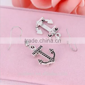 Vintage Silver Animal Dragonfly Elephant Skull Cross Heart Clover Multi-Style Earring thumbnail-2