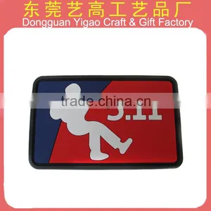 Factory Hot Sale Cheap Custom PVC Soft Rubber Patch Logo thumbnail-3