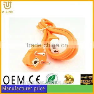 High Speed European Standard Salt Lamp Power Cord for LCD HDTV CRT Monitor Hometheater Video Projector thumbnail-4