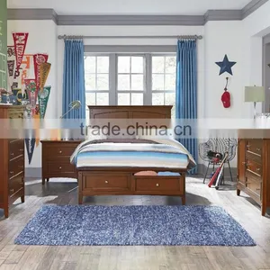 Cooperstown Casual Full Bed With Storage Foot Board / Americana Storage Bed AS-B48 thumbnail-1