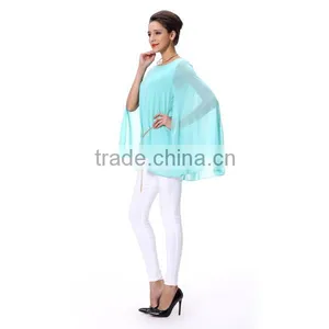 African Hotsale Long Sleeves Cape Tops thumbnail-3