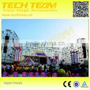 Layer Tower Truss System for Sale , Concert Scaffolding Truss System thumbnail-5