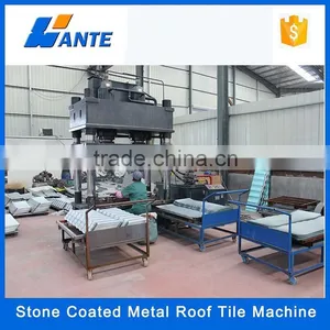 Trade Assurance Stone Coated Chip Steel Roof Tile Machine Production Line, thumbnail-1
