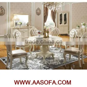 Royal Antique Dining Room Furniture,factory Supply Oak Dining Table thumbnail-5