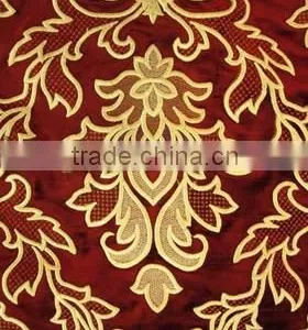 RAYON SLUB EMBROIDERED FABRIC FOR CURTAIN AND SOFA thumbnail-5