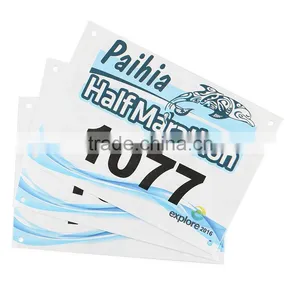 1-1000 Custom Logo For Running Event Printable Sport Tyvek Marathon Race Numbers Quality Choice thumbnail-4