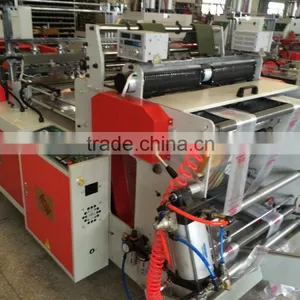 2 Lanes Bottom Sealing T-Shirt Bag Making Machine (Cold Cutting) thumbnail-1