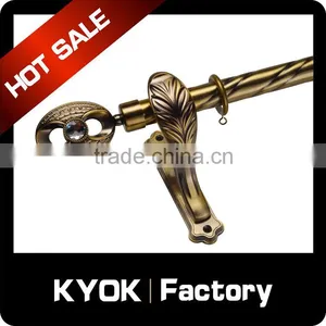 KYOK New Design Wrought Iron Products,aluminium Window Curtain Accessories,ceiling Mounted Curtain Rod thumbnail-3