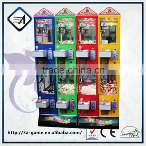 New Design Mini House 4 Parts of Claw Crane Machine Arcade Game for Gift Coin Selector Game thumbnail-5
