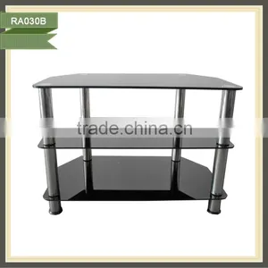 Slim Led tv Stand Solid Wood Furniture Projector Tripod Stand RA030B thumbnail-1