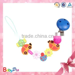 2015 New DIY Baby Products High Quality Wooden Clip For Pacifier Holder thumbnail-1