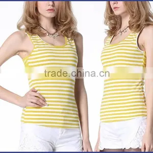 New Design Striped Morning Womens Tank Top In Bulk thumbnail-3