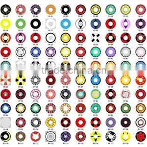 New Arrival Korea Sharingan Contact Lens Wholesale Fancy Naruto Cosplay Halloween Crazy Eyes Color Contact Lens thumbnail-1