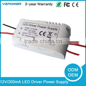 2.4W 12V Dali LED Light Buld Driver 200mh Constant Voltage Power Supply Switch Air Cooling AC Adapter thumbnail-1