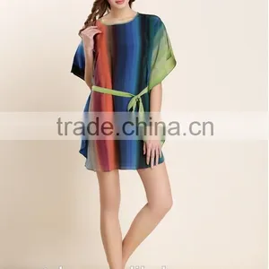 Loose Comfortable Short Sleeve Silk Pajama thumbnail-2