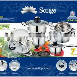 Solige Brand Stainless Steel Support Fire and Induction Compatible Pot thumbnail-1