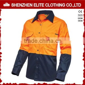 Flame Resistant Women Reflective Tape hi Vis Shirt thumbnail-1
