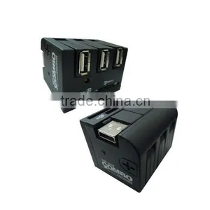 USB 2.0 COMBO Card Reader With 3 USB Port thumbnail-1