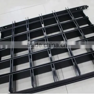 Metal Suspended Ceiling Aluminum Frame Grid Ceiling Lay On Open Cell Ceiling Tile thumbnail-3