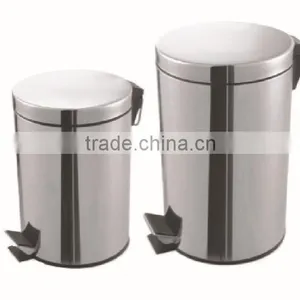 MK03-736 Hospital Surgical Medical Stainless Steel Medical Hollow Ware Instruments Trash Bucket thumbnail-1