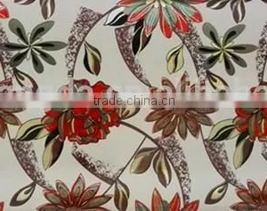 3D Laser Tablecloth Pvc Tablecloth in Roll Attractive Design With Flowers thumbnail-3