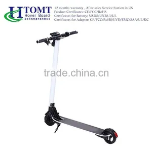 China Htomt Lightest 6.3kg Light Weight Electric Scooter Folding Balance Carbon Electric Scooter thumbnail-4