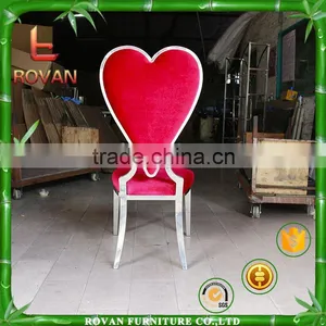 Comfortable Stainless Steel Legs Dining Chair Steel Banquet Chair thumbnail-5