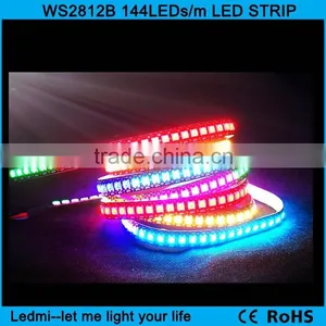 Individually Addressable Led Strip Ws2812b 144led/m 144pixel/m Dc5v Led Strip thumbnail-3