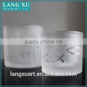 Frosted Color Crystal Lotus Flower Candle Holder Wholesale thumbnail-5