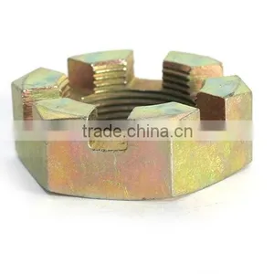 Nonstandard Grade 10.9 Slotted Nut for Heavy Truck Wheel Hub thumbnail-1