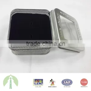 Square Mesh Tin Box With Lift-off Lid, Good Quality thumbnail-2