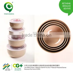 Cute Organic Healthy Rice Husk Noodle or Soup Bowl thumbnail-2