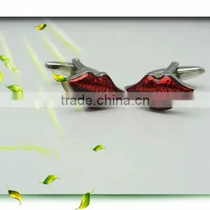 New Fashion Red Mouth Shape Cufflinks/cuff Links thumbnail-1