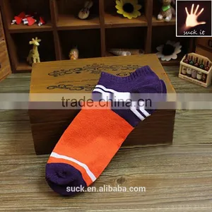 Mens Boy Multi-Color Breathable High Ankle Warm Striped Stitched Dress Socks thumbnail-2