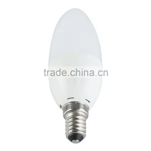 TIWIN 2015 High Quality CE ROHS E14 470lm 5W Plastic Led Candle Bulb Light thumbnail-2