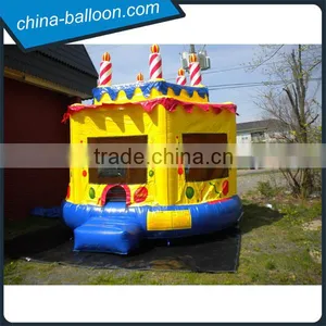 PVC Tarpaulin Inflatable Cake Bouncer,inflatable Cake Castle for Sale thumbnail-3